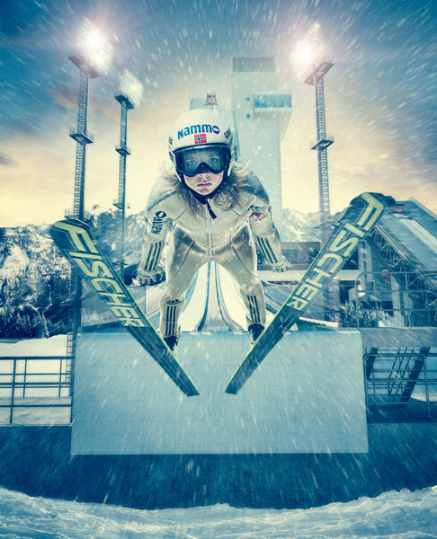 Photograph Jens Edgar Haugen Ski Jump on One Eyeland